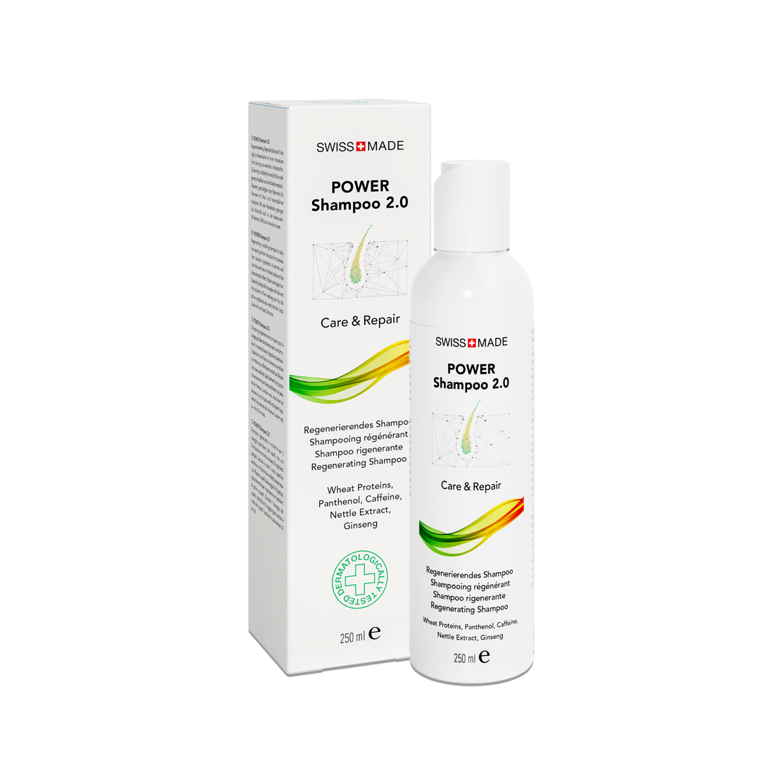 POWER 2.0 Shampoo – sanfte Reinigung und Pflege für empfindliche Kopfhaut